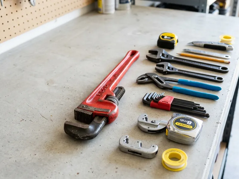Professional plumbers in New Bloomington, OH equipped with top-tier tools for residential and commercial plumbing services.